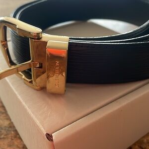 Louis Vuitton Epi Ceinture Classique Belt - Black 110/44 M6832Q